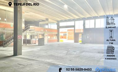 Immediate availability of industrial warehouse rental in Tepeji del Río