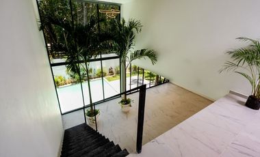 Casa con alberca privada, Sala de TV, zona con amenidades, venta Ciudad Mayakoba