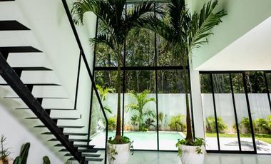 Casa con alberca privada, Sala de TV, zona con amenidades, venta Ciudad Mayakoba