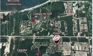 Casa con alberca privada, Sala de TV, zona con amenidades, venta Ciudad Mayakoba
