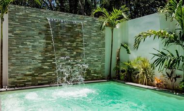 Casa con alberca privada, Sala de TV, zona con amenidades, venta Ciudad Mayakoba