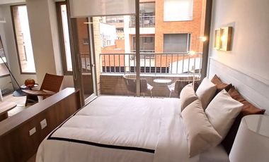 apartaestudio en arriendo en chico norte. Cod A51905