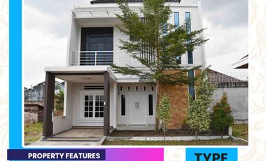 Rumah Mewah komplek cluster di Tengah Kota Pekanbaru