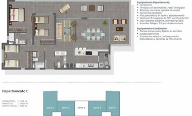 Espectacular Depto en venta de 3D-3B, Playa Blanca - Tongoy