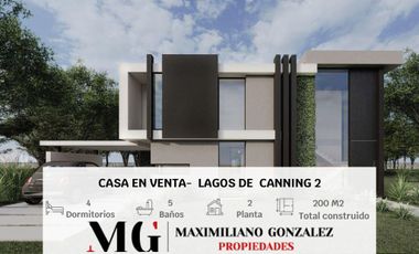 Casa en venta Lagos de Canning 2 Esteban Echeverría