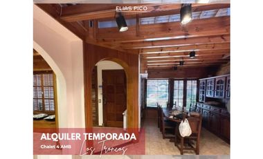 ALQUILER TEMPORADA Chalet 4 AMB - zona Los Troncos MDP