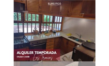 ALQUILER TEMPORADA Chalet 4 AMB - zona Los Troncos MDP