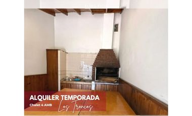ALQUILER TEMPORADA Chalet 4 AMB - zona Los Troncos MDP