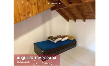 ALQUILER TEMPORADA Chalet 4 AMB - zona Los Troncos MDP