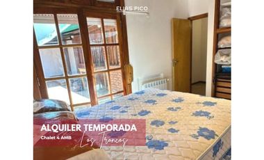 ALQUILER TEMPORADA Chalet 4 AMB - zona Los Troncos MDP