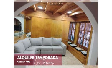 ALQUILER TEMPORADA Chalet 4 AMB - zona Los Troncos MDP