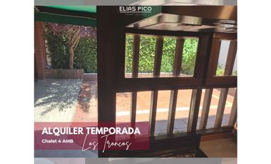 ALQUILER TEMPORADA Chalet 4 AMB - zona Los Troncos MDP