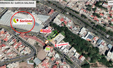 Terrenos en Venta en Zacatecas, Zac. En Av. García Salinas