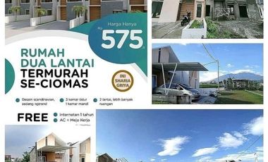 Rumah Tanpa Riba View Gunung di Ciomas Bogor