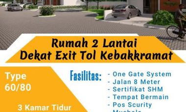 RUMAH MODERN 2 LANTAI DI SOLO TIMUR DEKAT EXIT TOL