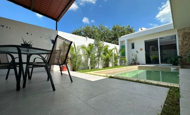 Casa en venta una planta en Mérida Yucatán, Privada Bosques de Conkal