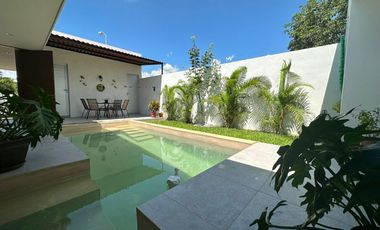 Casa en venta una planta en Mérida Yucatán, Privada Bosques de Conkal