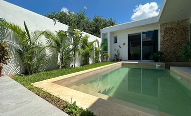 Casa en venta una planta en Mérida Yucatán, Privada Bosques de Conkal