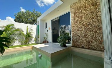 Casa en venta una planta en Mérida Yucatán, Privada Bosques de Conkal