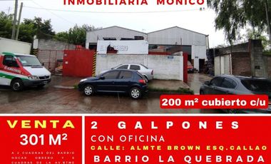 venta  de 2 galpón industrial