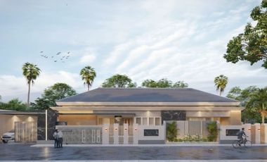 RUMAH 1 LANTAI TANAH LUAS FULL INTERIOR DI KOMPLEK PEMDA