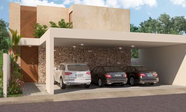 Casa en preventa en Temozón 4 habitaciones una en planta baja