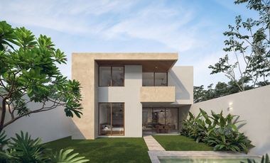 Casa en preventa en Temozón 4 habitaciones una en planta baja