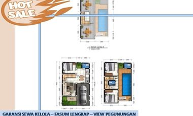 Rumah Villa Dijual Di Batu Malang Tipe 97 5 mnt ke Alun2 Batu