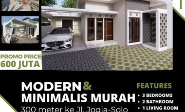 Rumah Dijual Di Berbah Sleman Type 65/96 Harga Ekonomis Siap KPR