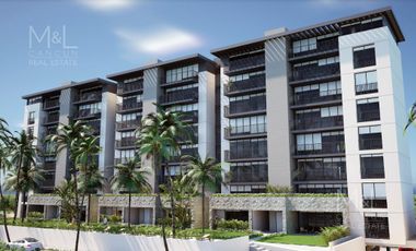 Departamento Penthouse en venta Cancún, 2 recámaras  AGUA 9 en Vía Cumbres