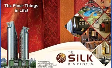 FOR SALE: 1 BEDROOM W/BALCONY @THE SILK RESIDENCES-STA. MESA