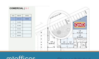 Local comercial en Venta  51.18 N-1 LUIS Garza  Sada  Monterrey
