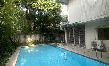 3br for rent in Dasmarinas Village with expansive garden and pool