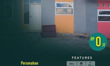 perumahan subsidi 2 kamar FREE DP