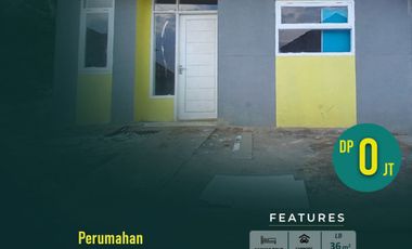 perumahan subsidi 2 kamar FREE DP