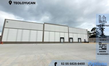 Warehouse rental in Teoloyucan