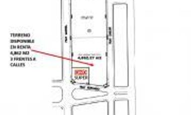 Terreno COMERCIAL junto OXXO SUPER Todo o Partes (1,000 a 4,862 m2) Escobedo