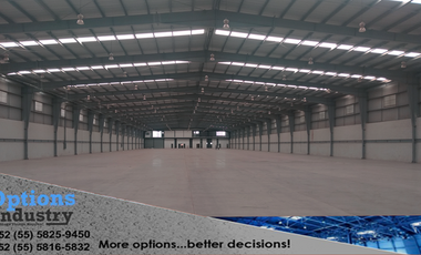 ¡New industrial warehouse for lease Tecámac!