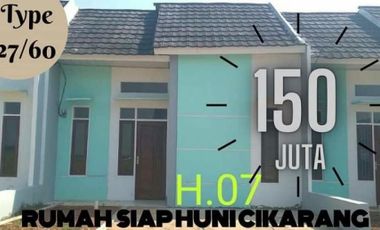 Rumah Murah Siap Huni di Sukatani Promo cash 150Juta