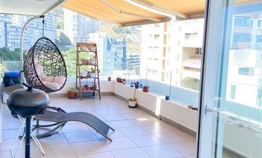 Departamento arriendo 2 dormitorio Viña del Mar Vista al mar
