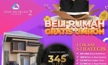 Promo Terbatas, WA 08213993---- Rumah Dijual Di Perumahan Sedati Sidoarjo 345 Juta Diamond Village Juanda 2