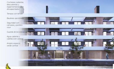 Venta en Pozo. Departamento 2 Ambientes con Parrilla. 56 m2 - San Isidro, Boulogne