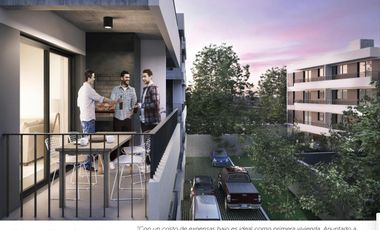 Venta en Pozo. Departamento 2 Ambientes con Parrilla. 56 m2 - San Isidro, Boulogne