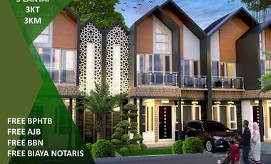 Terluas Rumah 3KT Tipe 75/90 5 Menit ke UNIKAMA Bisa KPR