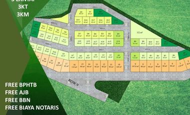 Terluas Rumah 3KT Tipe 75/90 5 Menit ke UNIKAMA Bisa KPR