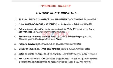 Se Vende Lotes En Chilca