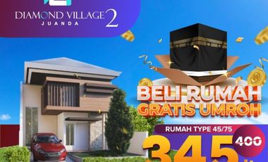 Diskon Besar, WA 08213993---- Perumahan Di Daerah Damarsi 345 Juta Diamond Village Juanda 2
