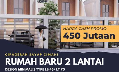 Rumah Cipageran Murah 500 Jutaan dkt Pemkot Cimahi