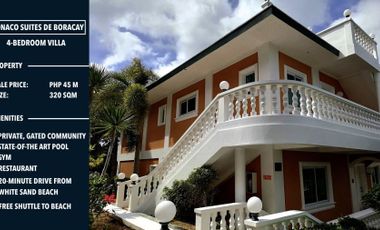 4-Bedroom Villa for Sale at Monaco Suites De Boracay