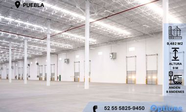 Rent industrial warehouse in Puebla